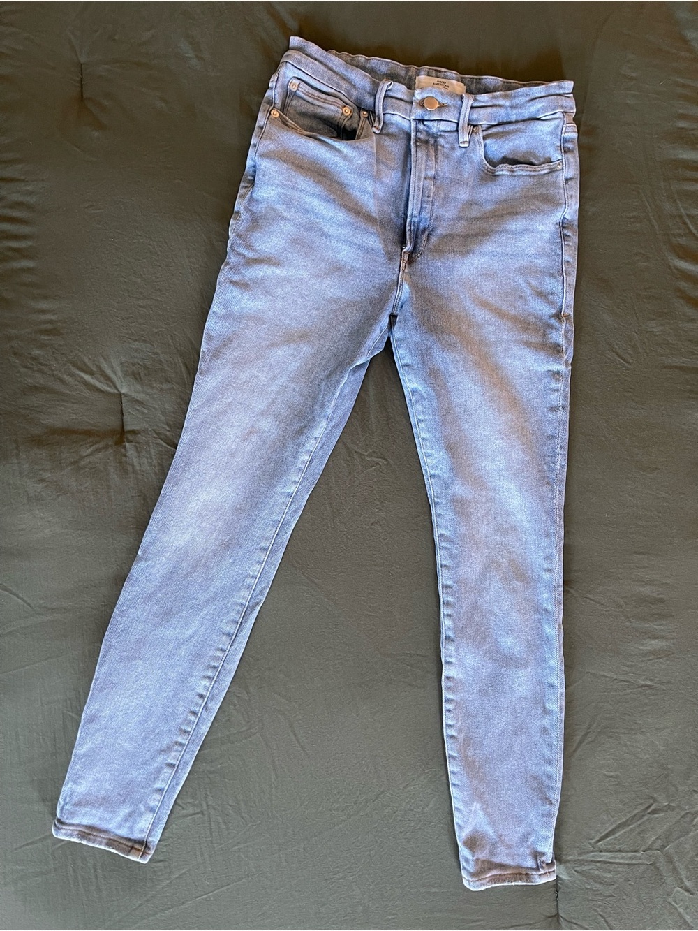 Good American Collection Edition 2022 Women’s High-Rise Light Blue Skinny Jeans
